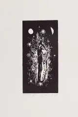 Jerzy Duda-Gracz, Rycina 6 z cyklu Judaica, 1964, drzeworyt, karton