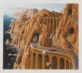 Ventimiglia by Jacek Yerka, 1992, giclee, sold May 2006