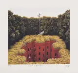 Lato w mieście by Jacek Yerka, giclee, sold May 2006