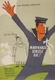 Karol Ferster, „Marynarzu strzeż się” (prod. ang.),, typografia barwna, papier
