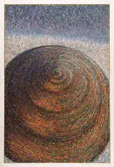 Marek Chomczyk, Dysk, 2005, pastel olejny, karton
