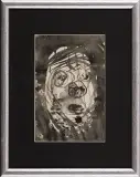 Jerzy Panek, Twarz, 1962, tusz, pędzel, papier
