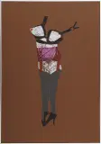 Teresa Pągowska, Bielizna, 1996, serigrafia barwna, papier