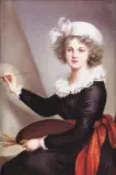 AUTOPORTRET LOUISE ELISABETH VIGÉE-LEBRUN by Autor nierozpoznany, porcelana, farby naszkliwne, sold May 2006