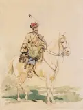 Juliusz Kossak, TRĘBACZ 13 PUŁKU UŁANÓW GALICYJSKICH