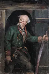 Michał Ichnowski, GERWAZY, 1889, olej, deska