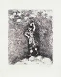 Marc Chagall, DZBAN MLEKA, 1927-1930, akwaforta, papier
