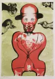 Ilustracja do „Folwarku zwierzęcego” by Jan Lebensztejn, litografia barwna, papier, sold Apr 2006