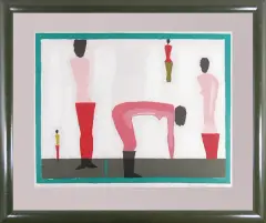 Jerzy Nowosielski, Wspomnienie z Egiptu, 1995, serigrafia barwna, papier