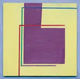 Henryk Stażewski, Kompozycja, 1986, akryl, płyta pilśniowa