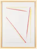Stefan Gierowski, Abstrakcja, 1992, akwarela, karton