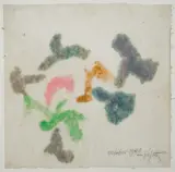 Zaduszki by Kajetan Sosnowski, 1982, farby chemiczne na wacie mineralnej, offered Apr 2006
