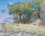 Bez tytułu by Jacek Yerka, 2004, pastel, papier, offered Apr 2006