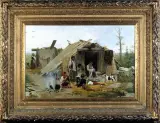 Antoni Kozakiewicz, MAŁY WIRTUOZ, 1885, olej, płótno
