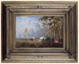WOJSKA POWSTAŃCZE W POCHODZIE by Władysław Aleksander Malecki, 1877, olej, płótno, sold Mar 2006