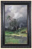 PRZED BURZĄ by Aleksander Aleksandrowicz Kisielew, ok. 1890, olej, płótno, offered Mar 2006