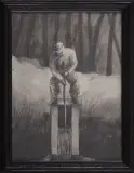 Jarosław Modzelewski, Czyszczenie mnicha (szkic do obrazu)