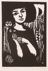 Jerzy Duda-Gracz, Ryc. 4 z cyklu „Judaica”, 1964, drzeworyt, karton