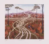 Erozja by Jacek Yerka, 2000, giclee, sold Mar 2006