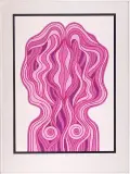 Jan Lenica, Kompozycja, serigrafia barwna, papier