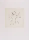 Léonor Fini, Kot erotyczny (La Nyctalica Ganika), akwaforta, papier