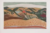 Henryk Hayden, Pejzaż, 1961, litografia, papier
