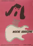 Eryk Lipiński, Mocne uderzenie (film polski), 1967, plakat, druk barwny
