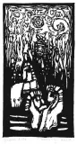 Z cyklu „Judaica” by Jerzy Duda-Gracz, 1964, drzeworyt, papier, sold Feb 2006