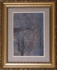 Bolesław Utkin, Kompozycja, waterclor, gouache, ink, paper