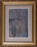 Bolesław Utkin, Kompozycja, waterclor, gouache, ink, paper