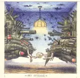 Gry wojenne by Jacek Yerka, ołówek, kredki barwne, karton, sold Feb 2006