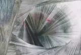 W stronę światła by Lucyna Kuśnierczyk, 2003, akryl, papier, sold Jan 2006