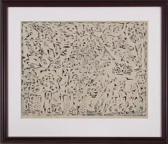 Józef Pakulski, Sen nocy letniej, 1972, litografia, papier