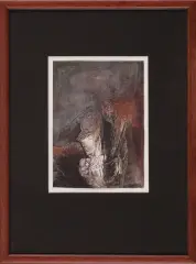 Kompozycja by Jacek Walusiak, 1991, gwasz, tusz pióro, papier, sold Jan 2006
