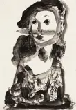 Otto Axer, Portret kobiety w berecie