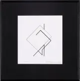 Henryk Stażewski, Kompozycja, 1984, serigrafia, papier
