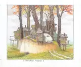 Jesienna Madera by Jacek Yerka, 2004, kredki, ołówek, papier, sold Dec 2005
