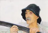 KOSIARZ by Vlastimil Hofman, 1930, olej, płótno, offered Dec 2005