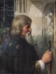 Wojciech Gerson, PIELGRZYM, 1861, olej, płótno