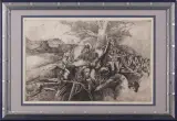 Zdzisław Zieliński, Jeźdźcy, 1985, akwaforta, papier