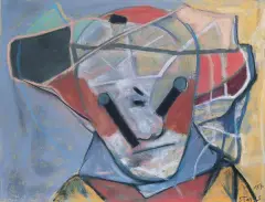 Czarne łzy by Stasys Eidrigevičius, 1997, pastel, papier, sold Nov 2005
