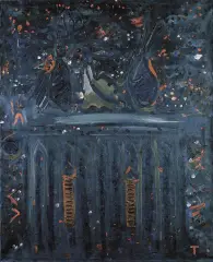 Wacław Taranczewski, MARTWA NATURA Z MUSZLĄ, druga poł. 60-tych, olej, płótno