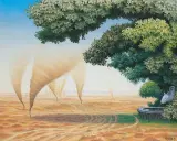 ALEJA TORNAD by Jacek Yerka, 2005, pastel, papier, sold Nov 2005