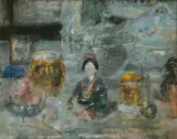 Olga Boznańska, MARTWA NATURA Z JAPOŃSKĄ LALECZKĄ