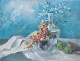 Tadeusz Ulatowski, MARTWA NATURA, 1998, olej, płótno