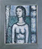 Tymon Niesiołowski, PORTRET FIKCYJNY, 1958, olej, płótno