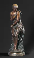 Henryk Kossowski, ZAWSTYDZONA, ok. 1895, brąz patynowany