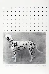 Dalmatyńczyk by Jan Tarasin, 1981-1992, serigrafia, papier, sold Oct 2005
