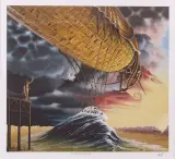 Zeppelin by Jacek Yerka, 1992, giclee, sold Oct 2005