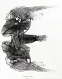 Bez tytułu by Zdzisław Beksiński, 2003, grafika komputerowa, sold Oct 2005
